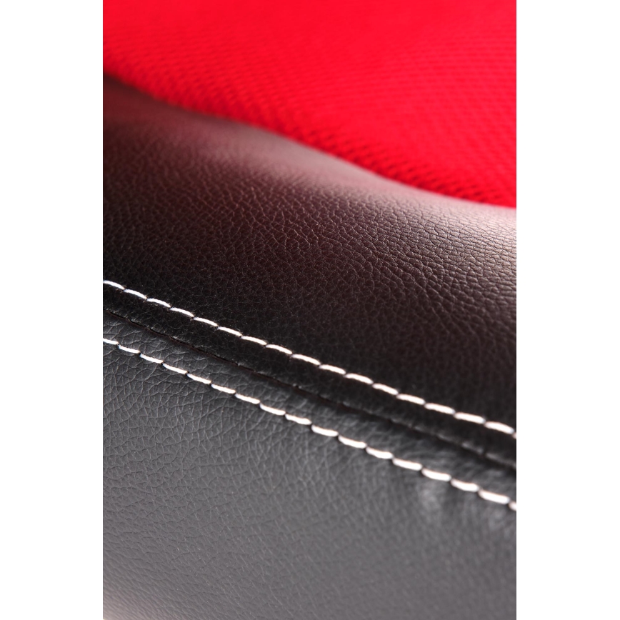 Офісне крісло KENU чорне/червоне