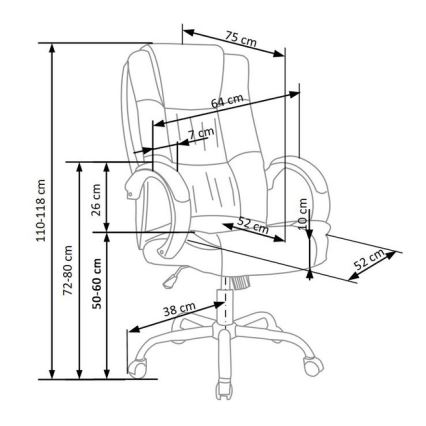 Офісне крісло RELAX чорний