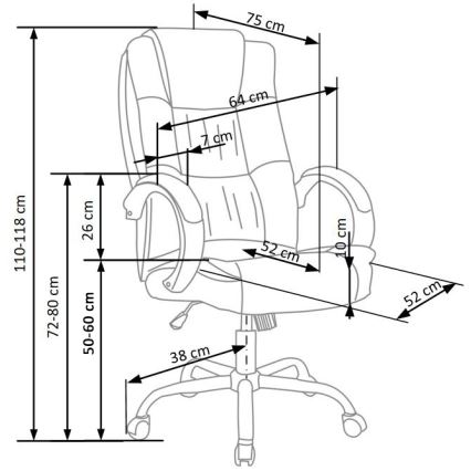 Офісне крісло SELO темно-сіре
