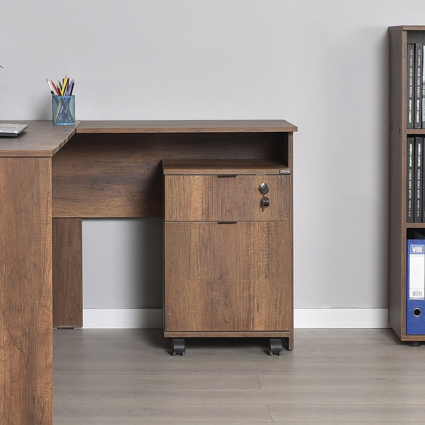 Офісний контейнер 61x41 см коричневий