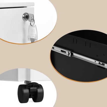 Офисный контейнер SECURIO белый