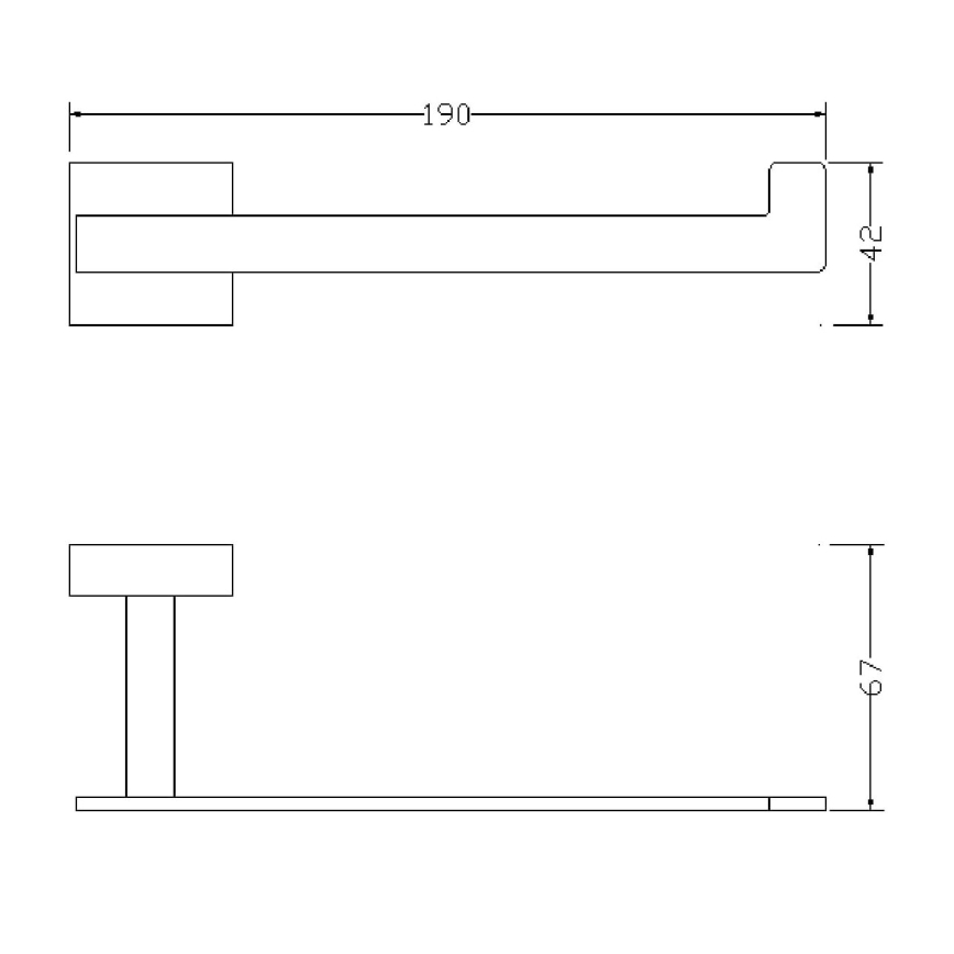 OMNIRES 8151BCR - Держатель туалетной бумаги LIFT блестящий хром
