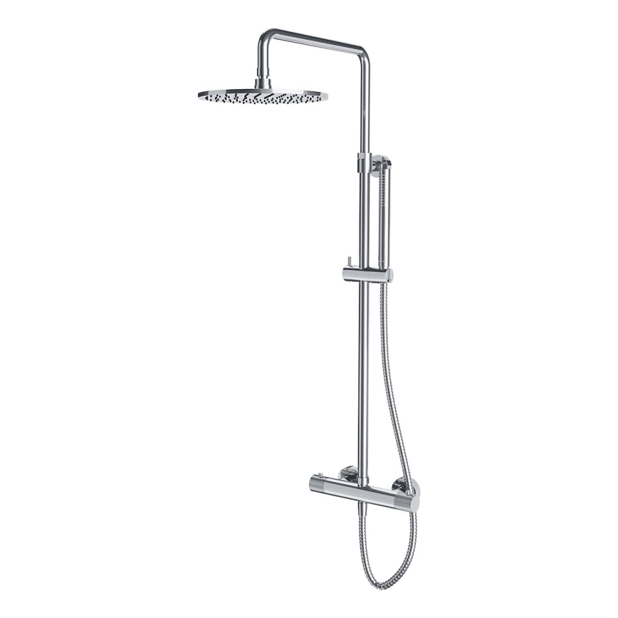 OMNIRES CT8044CR - Душевой гарнитур с термостатическим смесителем CONTOUR блестящий хром