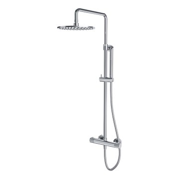 OMNIRES CT8044CR - Душевой комплект с термостатическим смесителем CONTOUR, глянцевый хром