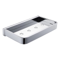 OMNIRES LU30330CR - Настінна полиця для душу LUGANO 20 см блискучий хром