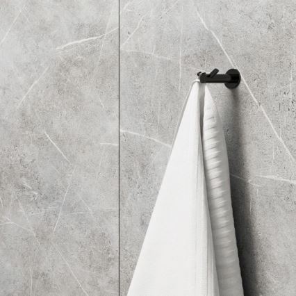 OMNIRES MP60120BL - Настінний гачок MODERN PROJECT матовий чорний