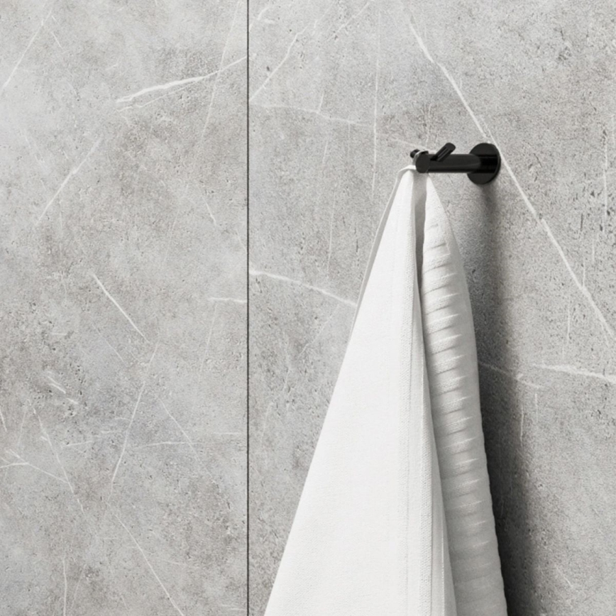 OMNIRES MP60120BL - Настінний гачок MODERN PROJECT матовий чорний