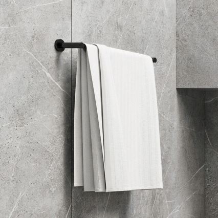 OMNIRES MP60216BL - Держатель для полотенец MODERN PROJECT 60 cm матовая черная