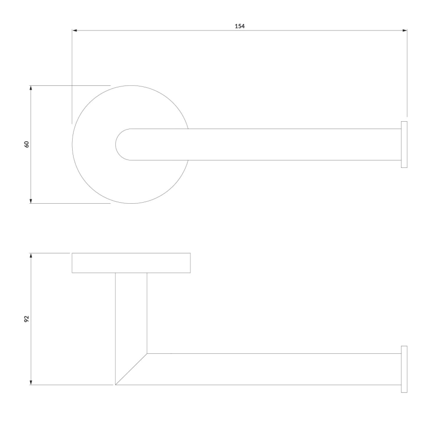 OMNIRES MP60510BL - Тримач для туалетного паперу MODERN PROJECT матовий чорний
