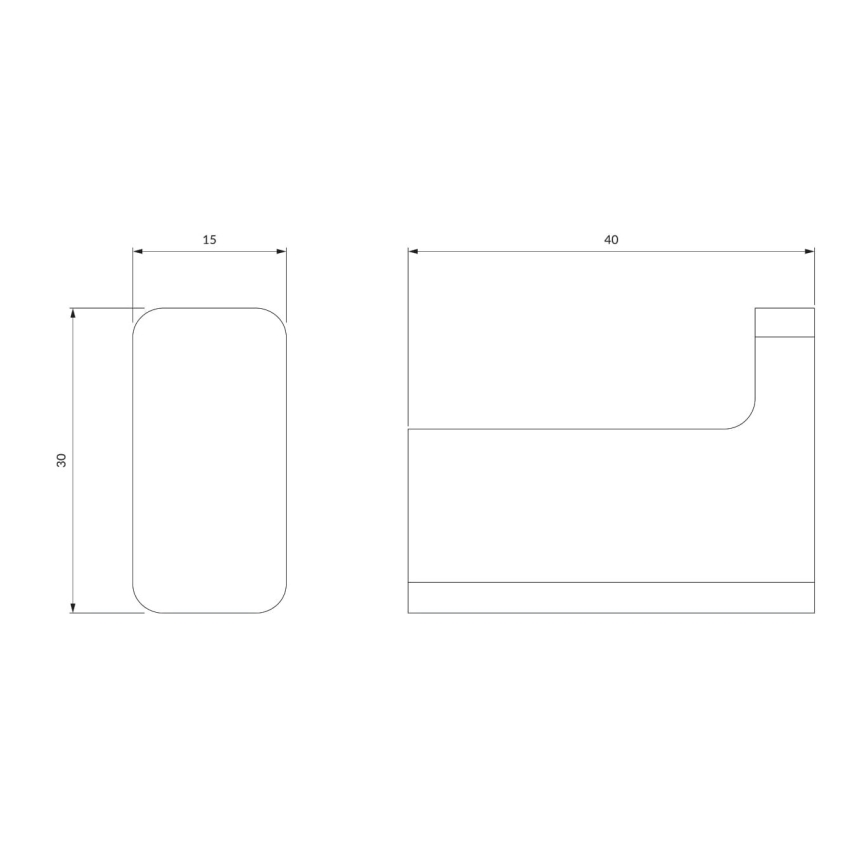 OMNIRES NL80110CR - Настенный крючок NELSON блестящий хром