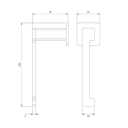 OMNIRES NL80510CR - Тримач для туалетного паперу NELSON глянцевий хром