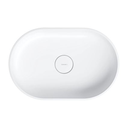 OMNIRES OVOUNBM - Раковина на столешницу OVO 55x36 см доломит/матовый белый