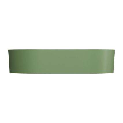OMNIRES OVOUNOL - Раковина на столешницу OVO 55x36 см доломит/матовый оливковый