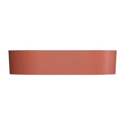 OMNIRES OVOUNTE - Раковина для установки на столешницу OVO 55x36 см, доломит/матовая терракота