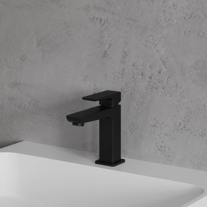 OMNIRES PM7410BL - Змішувач для умивальника PARMA 15 см матовий чорний