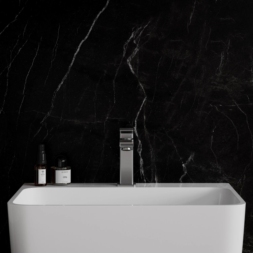 OMNIRES PM7410IN - Змішувач для умивальника PARMA 15 см сатинований нікель
