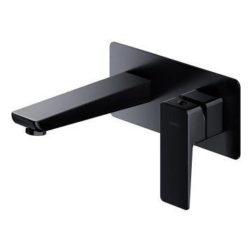 OMNIRES PM7415BL - Смеситель для раковины для скрытого монтажа PARMA матовый черный