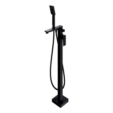 OMNIRES PM7433BL - Отдельно стоящий гарнитур для ванны со смесителем PARMA матовый черный
