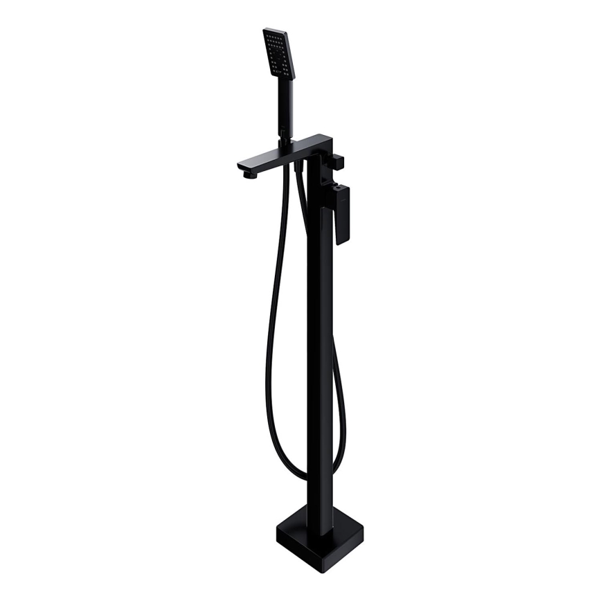 OMNIRES PM7433BL - Отдельно стоящий гарнитур для ванны со смесителем PARMA матовый черный