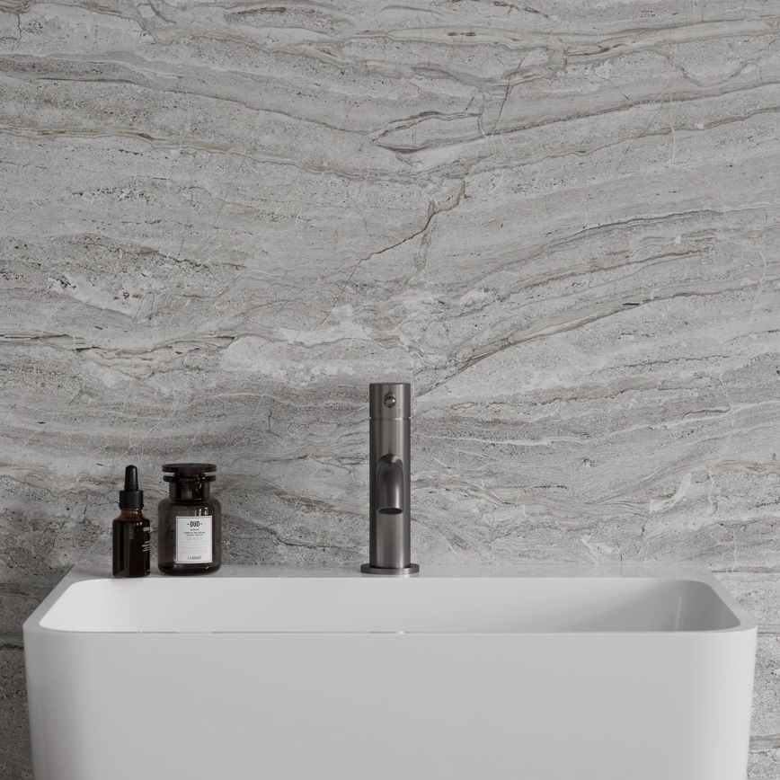 OMNIRES Y1210NGR - Смеситель для раковины Y 16,2 см матовый графит