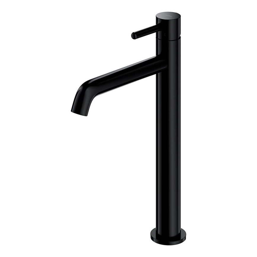 OMNIRES Y1212BL - Смеситель для раковины Y 30,8 см полуматовый черный