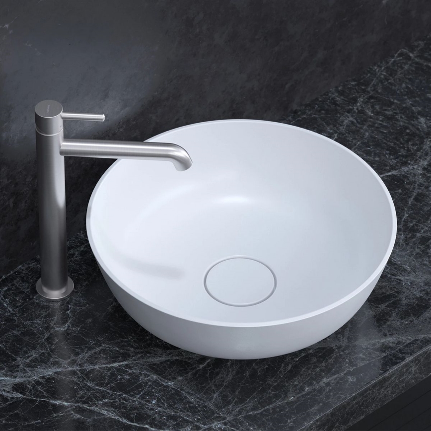 OMNIRES Y1212NI - Смеситель для раковины Y 30,8 см матовый никель