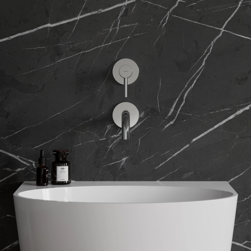 OMNIRES Y1215NCR - Змішувач для умивальника для прихованого монтажу Y блискучий хром