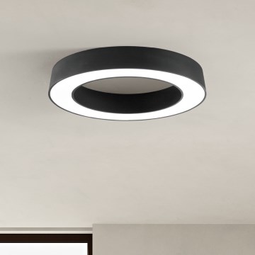 Ondaluce - диммируемый LED-потолочный светильник GLOBUS, 80 Вт, 230 В, 3000/4000 К, диаметр 100 см, черный