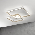 Ondaluce - диммируемый потолочный светильник DOWEL LED/46W/230V, золотой