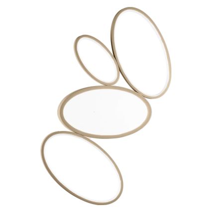 Ondaluce - диммируемый потолочный светильник RICE LED/34W/230V 45x80 cm золотой