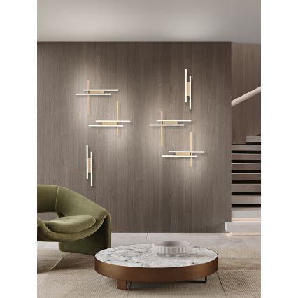 Ondaluce - диммируемый светодиодный настенный светильник MOVIDA LED/20W/230V золотой