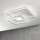 Ondaluce - диммируемый светодиодный потолочный светильник DOWEL LED/46 Вт/230 В 55x55 см, серебристый