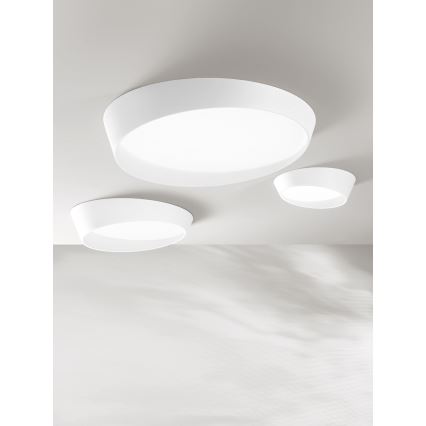Ondaluce - диммируемый светодиодный потолочный светильник HALF LED/25W/230V 3000/4000K, диаметр 38,5 см, белый