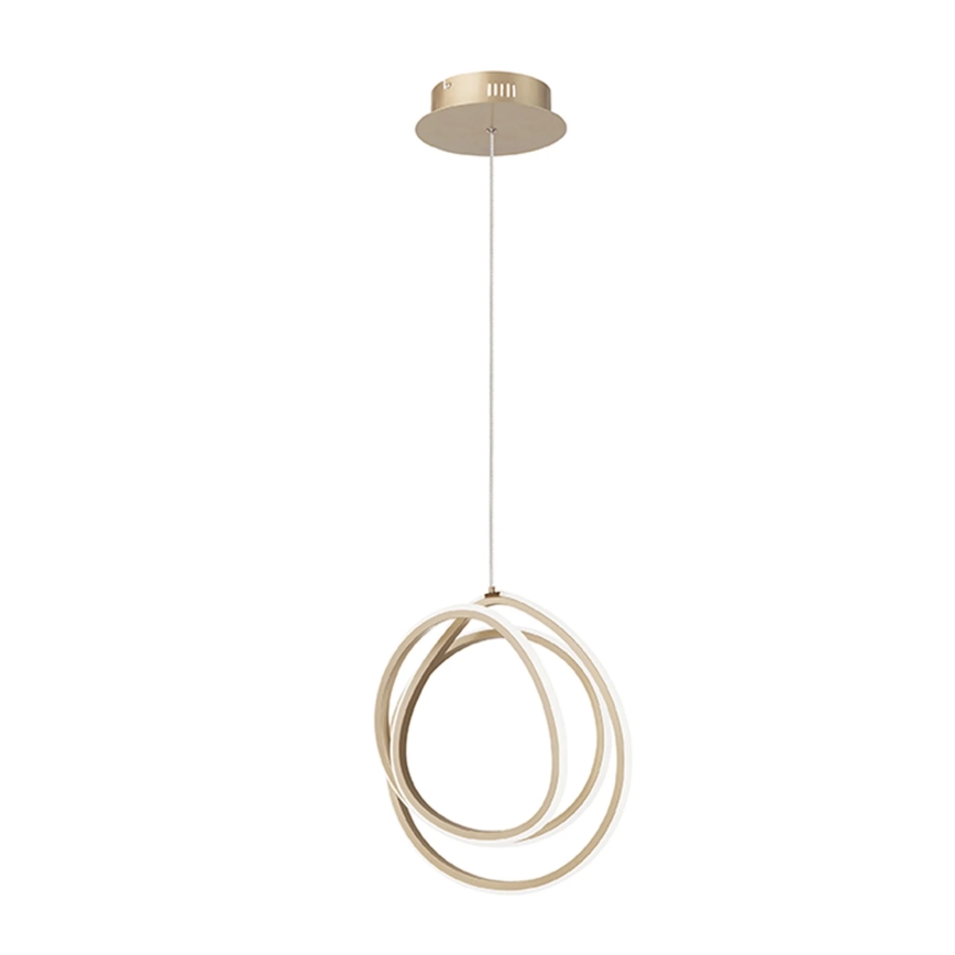 Ondaluce - димована LED-люстра на тросі GOLDEN LED/28W/230V діаметр 31,5 см, золота