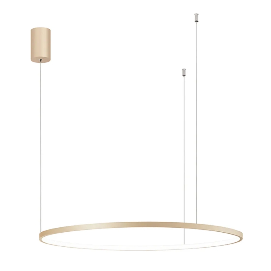Ondaluce - димована LED-люстра на тросі SOEL LED/38W/230V, діаметр 80 см, золота