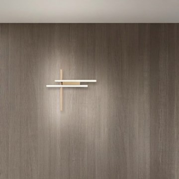 Ondaluce - димований LED настінний світильник MOVIDA LED/20W/230V золотий