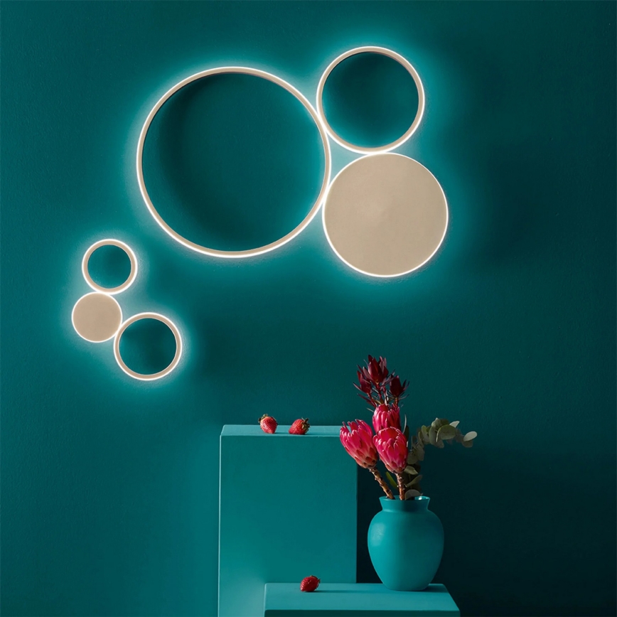 Ondaluce - димований LED настінний світильник POIS LED/42W/230V, золотий