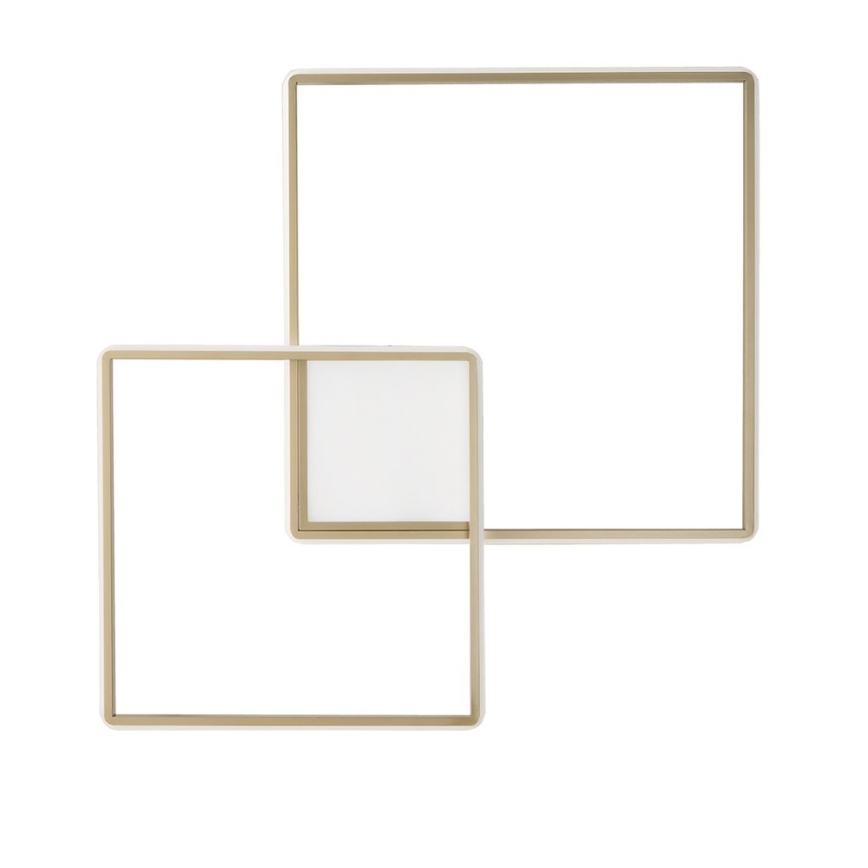 Ondaluce - димований LED стельовий світильник DOWEL LED/46W/230V золотий