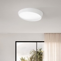 Ondaluce - димований стельовий світильник HALF LED/25W/230V 3000/4000K, Ø 38,5 см, білий