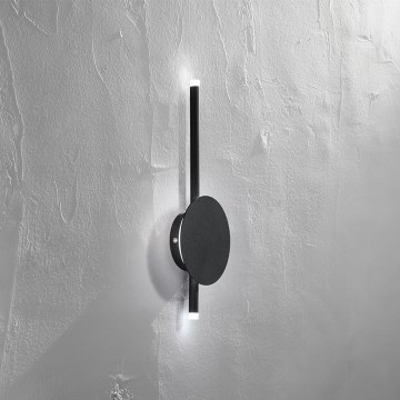 Ondaluce - LED димований настінний світильник JAMES LED/16W/230V чорний