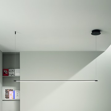 Ondaluce - LED-люстра з регульованою яскравістю на тросі GENIUS LED/28W/230V чорна