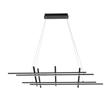 Ondaluce - LED-підвісний світильник на тросі MOVIDA LED/114W/230V чорний