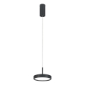 Ondaluce - LED-подвесная люстра на тросе NINA LED/20W/230V, диаметр 19 см, черный