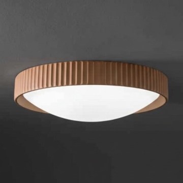 Ondaluce - LED-потолочный светильник CONCRETE LED/20W/230V Ø 41 см бетон/коричневый