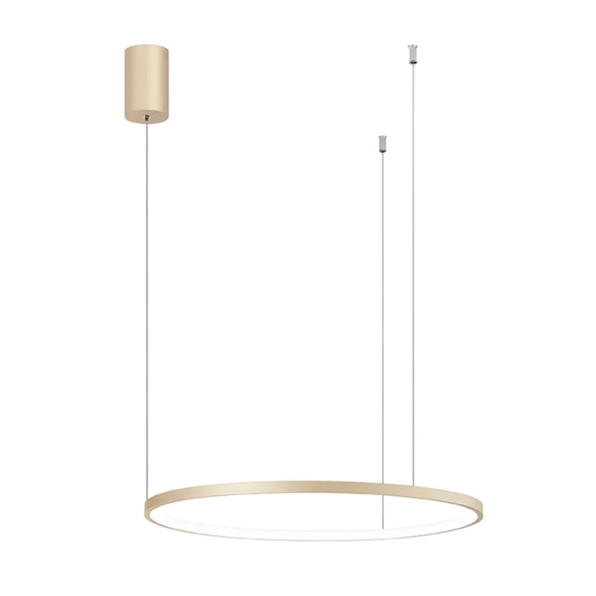 Ondaluce - LED регульована люстра на тросі SOEL LED/28W/230V, діам. 60 см, золота