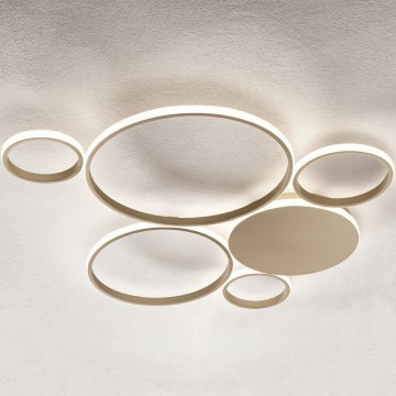 Ondaluce - LED затемнюваний стельовий світильник POIS LED/68W/230V золотий