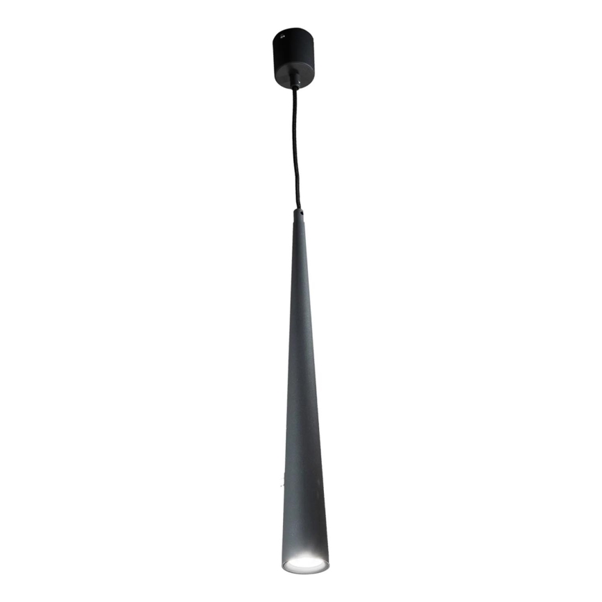 Ondaluce - Люстра на тросі NOA 1xGU10/20W/230V, діам. 5,5 см, чорна