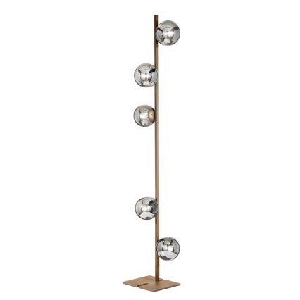 Ondaluce - Підлогова лампа MONILE 5xE14/10W/230V 170 см золота/біла