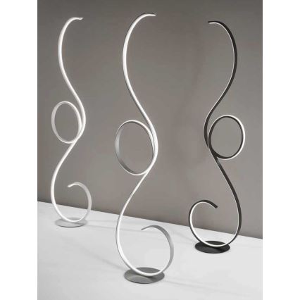 Ondaluce - регульована LED підлогова лампа FLOK LED/44W/230V біла