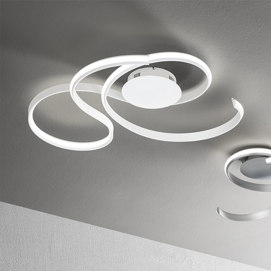 Ondaluce - світлодіодний настінний світильник TWIST LED/57W/230V, білий, з регулюванням яскравості
